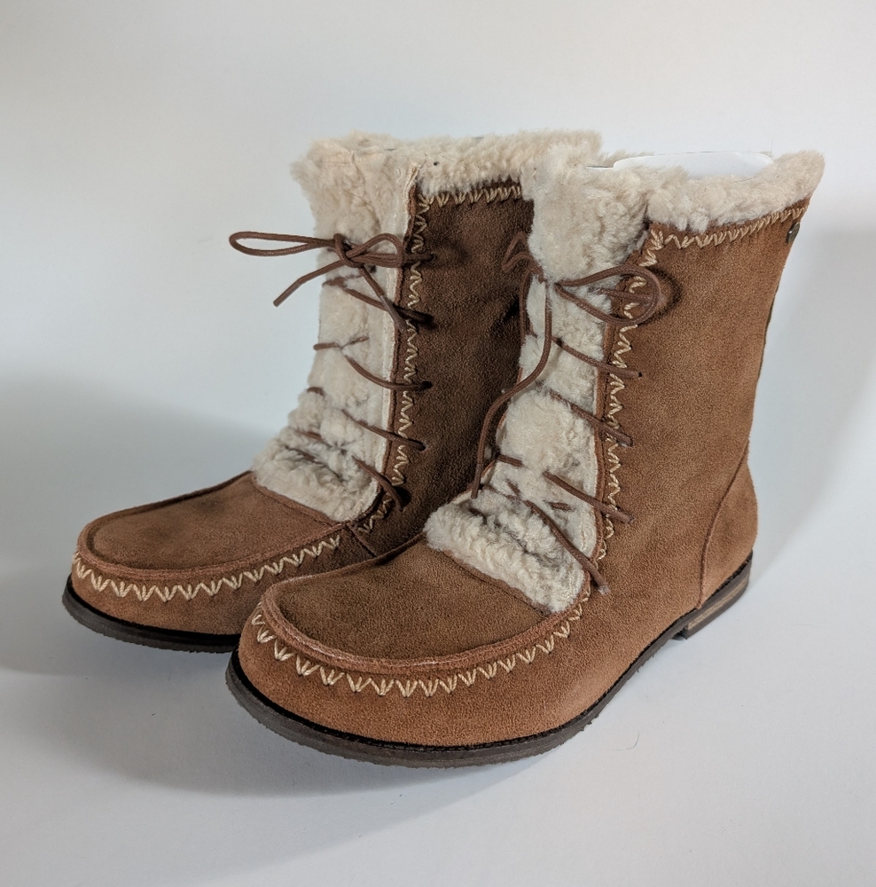 Cozy Brown Fur-Lined Women's Boots